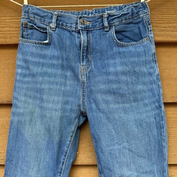 Children’s Place Boys Straight Blue Adjustable Waist Jeans Size 16 - Picture 2 of 14